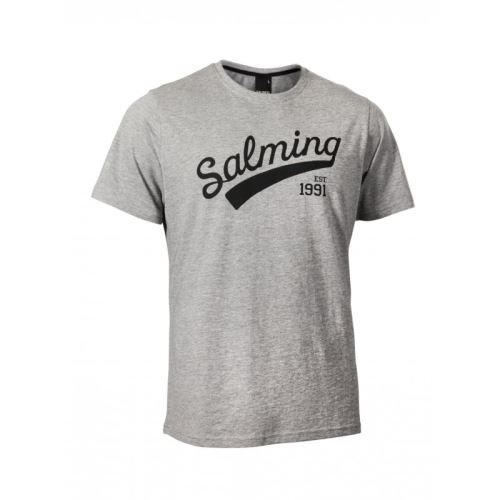 Sports t-shirts SALMING Logo Tee Grey XLarge - T-shirts