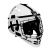 Brankárska florbalová helma UNIHOC GOALIE MASK SHIELD white/black