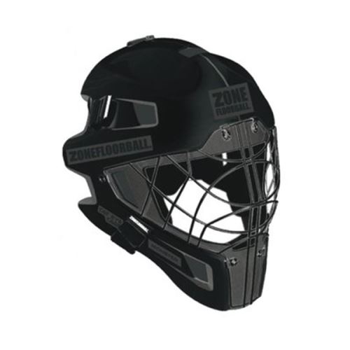 Brankářská florbalová helma ZONE GOALIE MASK MONSTER cateye cage all black - Brankářské masky