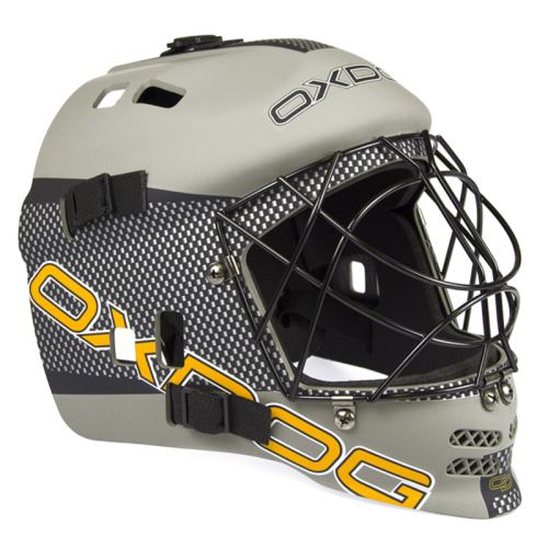 Floorball goalie mask OXDOG VAPOR HELMET junior grey - masks
