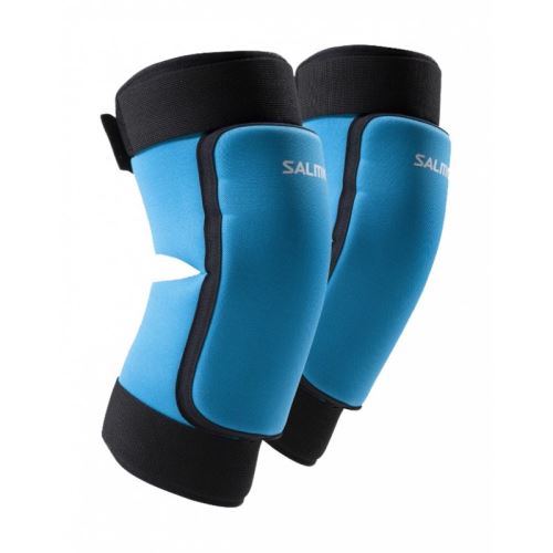 Brankářské florbalové chrániče kolen SALMING Core Knee Pads Cyan Blue - Chrániče a vesty