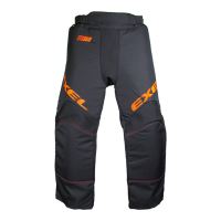 Brankářské florbalové kalhoty EXEL S60 GOALIE PANT black/orange 160 - Brankářské kalhoty