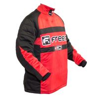 Floorball goalie jersey FREEZ Z-80 GOALIE SHIRT BLACK/RED XL - Jersey