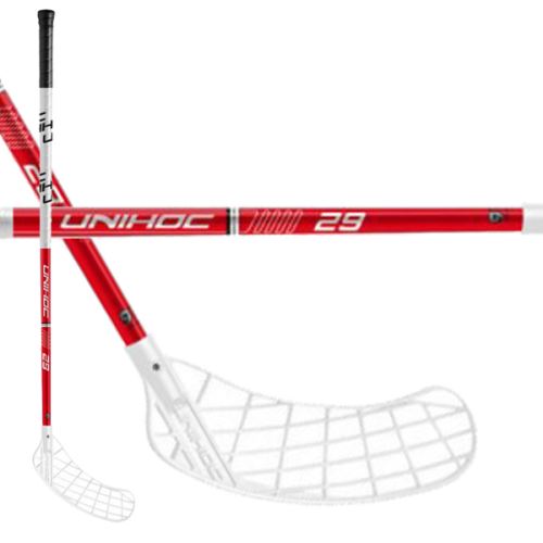 Floorball stick UNIHOC PLAYER 29 red 100cm L - Floorball stick for adults