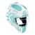 Maske für Floorballgoalies ZONE GOALIE MASK MONSTER SQUARE CAGE light turquoise/wh