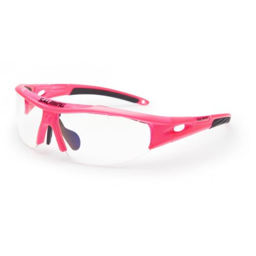 Ochranné brýle na florbal SALMING V1 Prot Eyewear JR Knockout Pink - Ochranné brýle