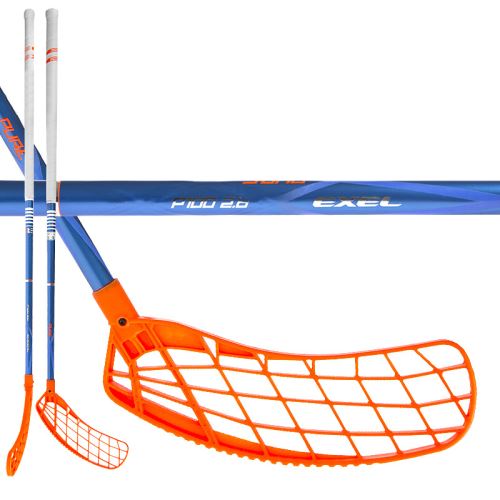 Floorball stick EXEL P100 BLUE 2.6 101 OVAL MB - Floorball stick for adults