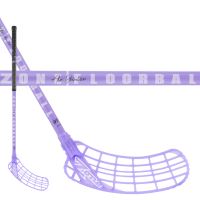 Florbalová hokejka Zone ZUPER AIR JR 35 black/purple (TS)