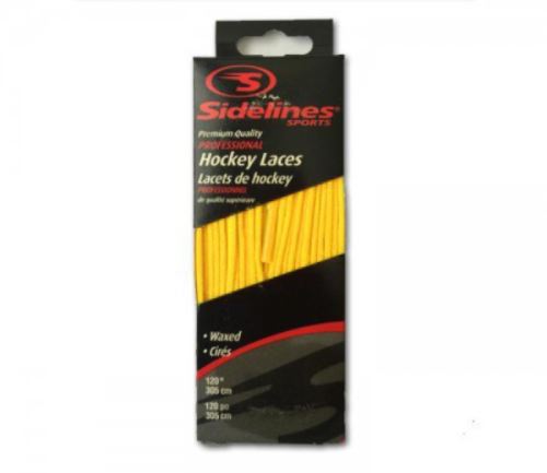 SIDELINES LACES WAX yellow - 305 - Guards, insoles, laces