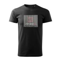 Sportovní triko FREEZ T-SHIRT BAR CODE MAN BLACK 3XS