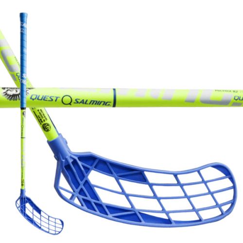 Florbalová hokejka SALMING Matrix 32 blue/green 82/93  '16 - Dětské, juniorské florbalové hole