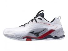 Mizuno WAVE STEALTH NEO 2 / White/Salsa/Black Velikost boty: 43.0/9.0