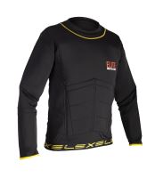 Floorball goalie vest EXEL ELITE PROTECTION SHIRT Black XL - Pads and vests