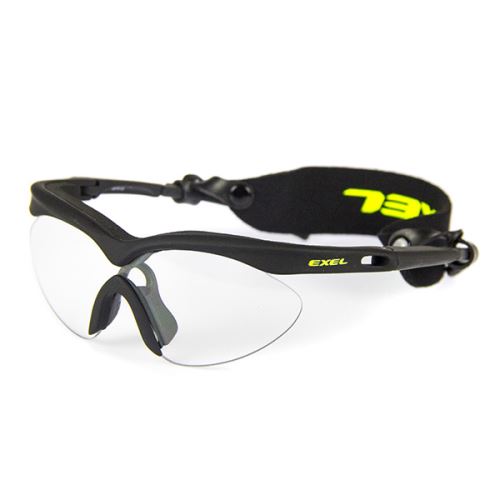 Ochranné brýle na florbal EXEL X80 EYE GUARD junior black - Ochranné brýle