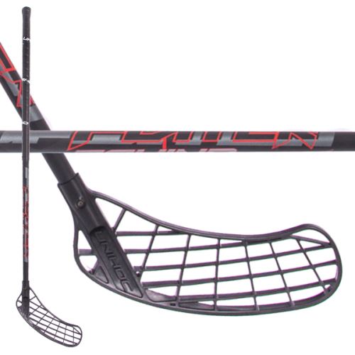 Florbalová hokejka UNIHOC PLAYER 29 black/red 100cm - florbalová hůl