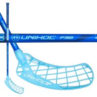Florbalová hokejka UNIHOC EPIC 32 blue 87cm L-17