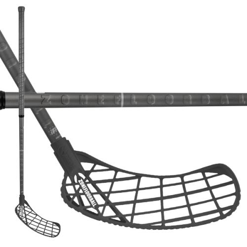 Florbalová hokejka ZONE HARDER AIR BALANCE SL 28 grey 96cm R - florbalová hůl