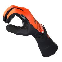 Floorball goalie gloves EXEL S100 GOALIE GLOVES LONG orange/black 11/XXL - Gloves