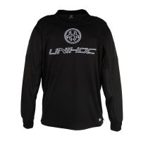 Floorball goalie jersey Unihoc Goalie sweater INFERNO all black L