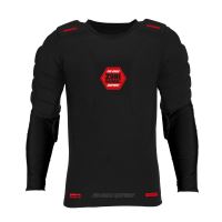 Brankářská florbalová vesta ZONE GOALIE T-SHIRT PRO longsleeve black/red
