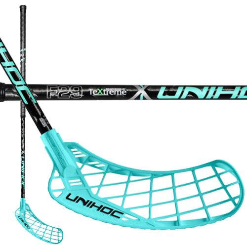 Florbalová hokejka UNIHOC Epic TeXtreme FL 29 black 100cm - florbalová hůl