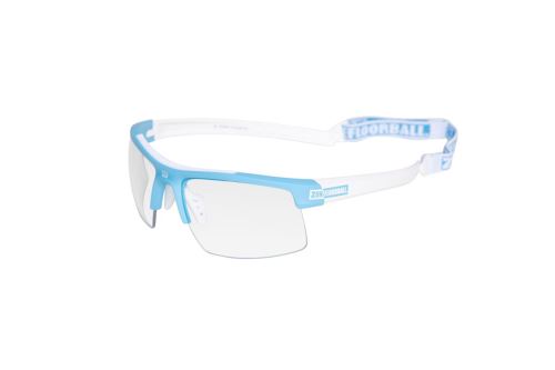 Ochranné brýle na florbal ZONE EYEWEAR PROTECTOR JR blue/white - Ochranné brýle