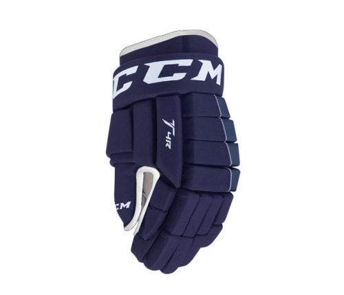 Hokejové rukavice CCM TACKS 4R  navy junior - 10" - Rukavice