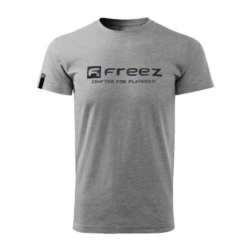 FREEZ T-SHIRT CRAFTED melange grey - T-shirts