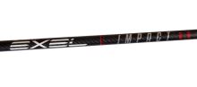 Floorball stick EXEL IMPACT BLACK 2.6 96 DROP OVAL MB L - Floorball stick for adults