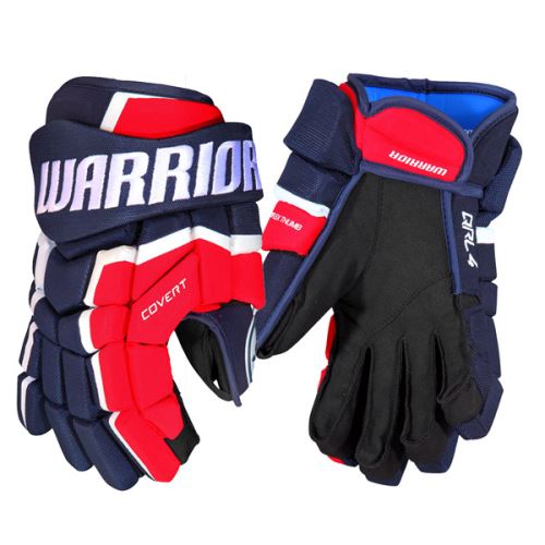 Hokejové rukavice WARRIOR COVERT QRL4 navy/red/white senior - 14" - Rukavice