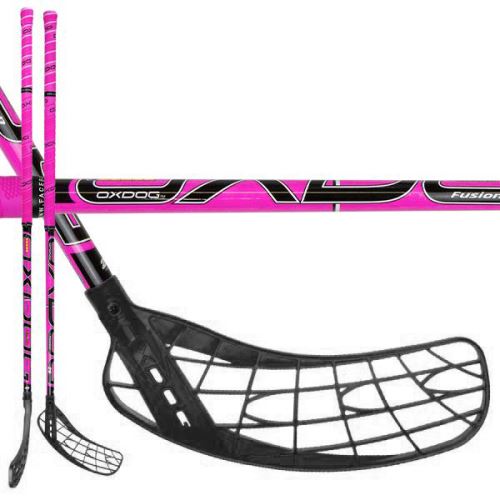 Florbalová hokejka OXDOG FUSION 29 pink 98 ROUND NB R ´16 - florbalová hůl