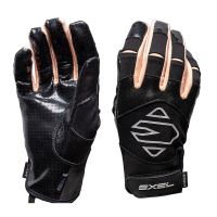 Brankárske florbalové rukavice EXEL G MAX GOALIE GLOVES SHORT BLACK - S