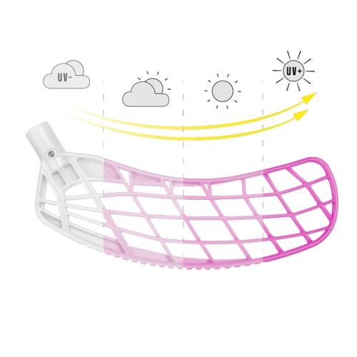 Floorball blade EXEL BLADE AIR CHAMELEON PINK SB