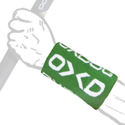 Sportovní potítko OXDOG TWIST LONG WRISTBAND green/white - Potítka