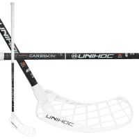 Florbalová hokejka UNIHOC Epic CarbSkin 26 black/white/orange 100cm R