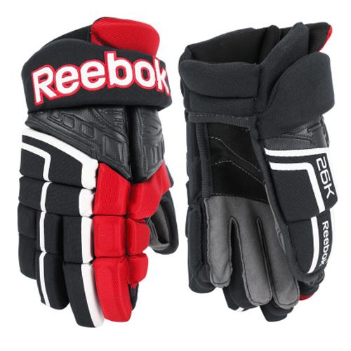Hokejové rukavice REEBOK 26K black/red/white senior - 13" - Rukavice