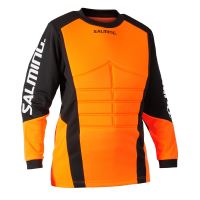 Floorball goalie jersey SALMING Atlas Jersey JR Orange/Black 128