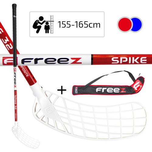 startovací set florbalky a vaku FREEZ SPIKE 32 MB - 85cm (výška hráče 155-165cm)