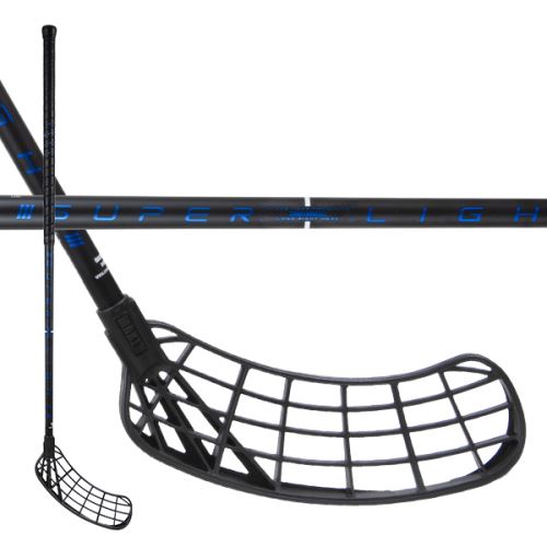 Florbalová hokejka ZONE MAKER AIR SL 27 black/blue 100cm R - florbalová hůl