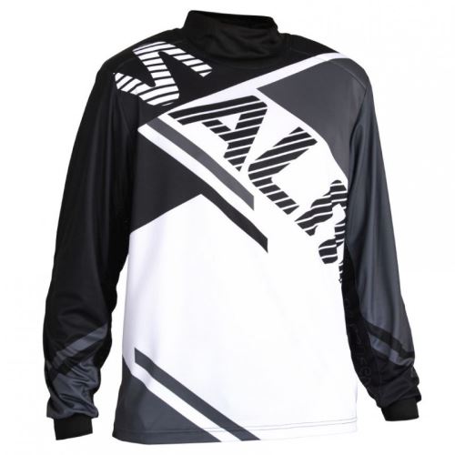 Brankářský florbalový dres SALMING Atilla Goalie Jersey SR Grey/Black XLarge - Brankářský dres