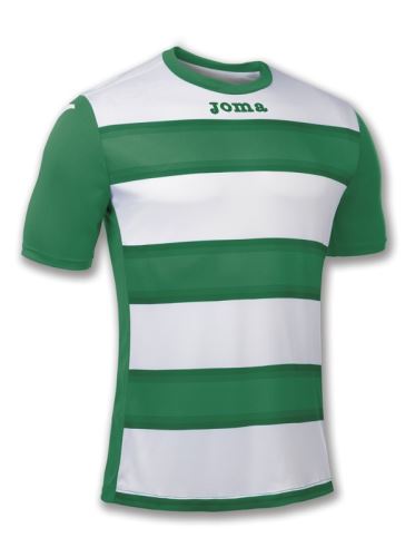 JOMA T-SHIRT EUROPA III GREEN-WHITE S/S - T-shirts