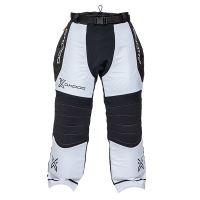 Brankářské florbalové kalhoty OXDOG TOUR+ GOALIE PANTS white/black