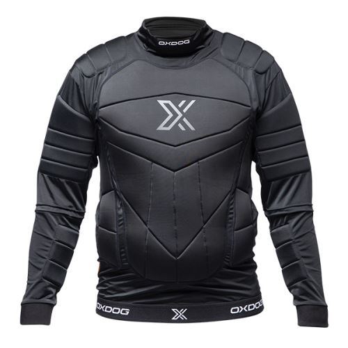 Floorball goalie vest OXDOG XGUARD PROTECTION SHIRTS BLACK  S - Pads and vests
