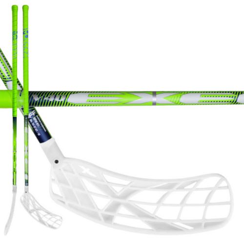 Floorball stick EXEL V40 2.6 green 101 ROUND X-blade SB L - Floorball stick for adults