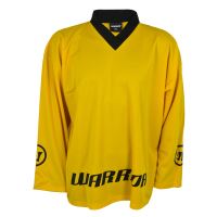 Hokejový dres WARRIOR LOGO yellow - XXL
