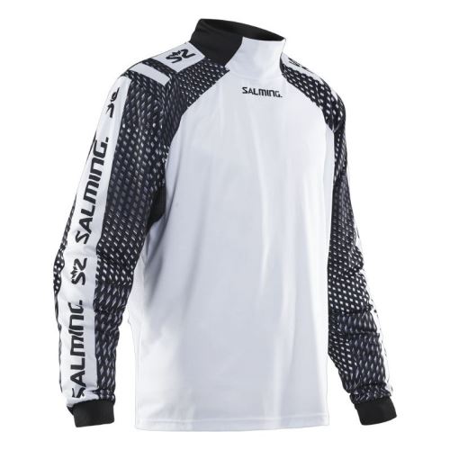 Brankářský florbalový dres SALMING Attila Jersey SR White/Black XXL - Brankářský dres