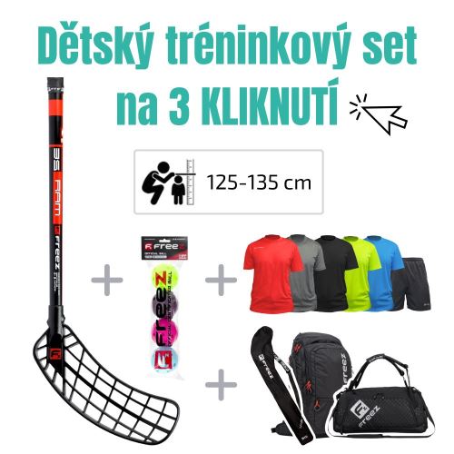 dětský tréninkový set FREEZ PRO 130cm (výška hráče 125-135cm)