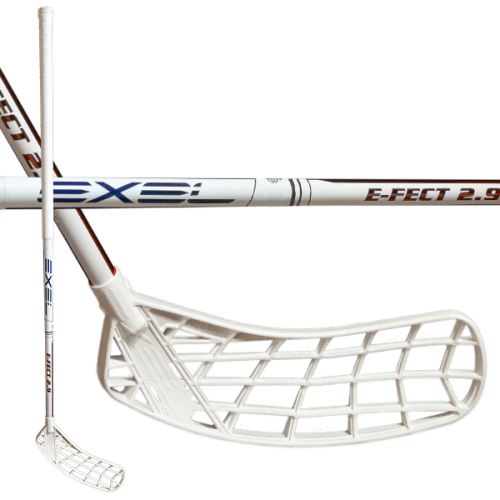 Florbalová hokejka EXEL E-FECT WHITE 2.3 103 ROUND MB L - florbalová hůl