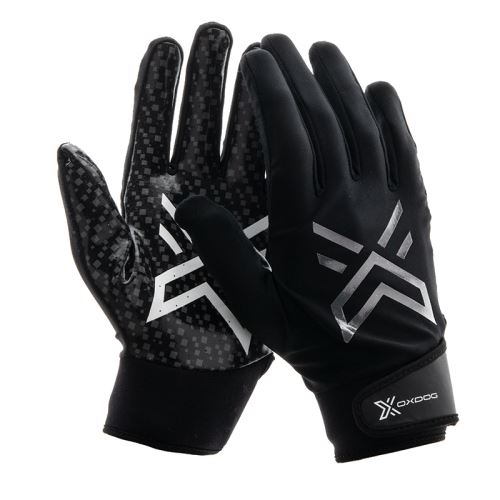 Brankářské florbalové rukavice  OXDOG XGUARD PRO GOALIE GLOVE SILICON Black XS - Brankařské rukavice