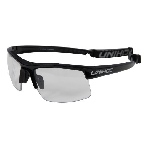 UNIHOC EYEWEAR ENERGY junior black/silver - Protection glasses